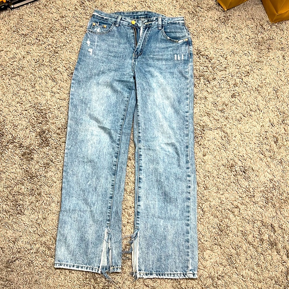 New jeans. Very comfortable for summer time